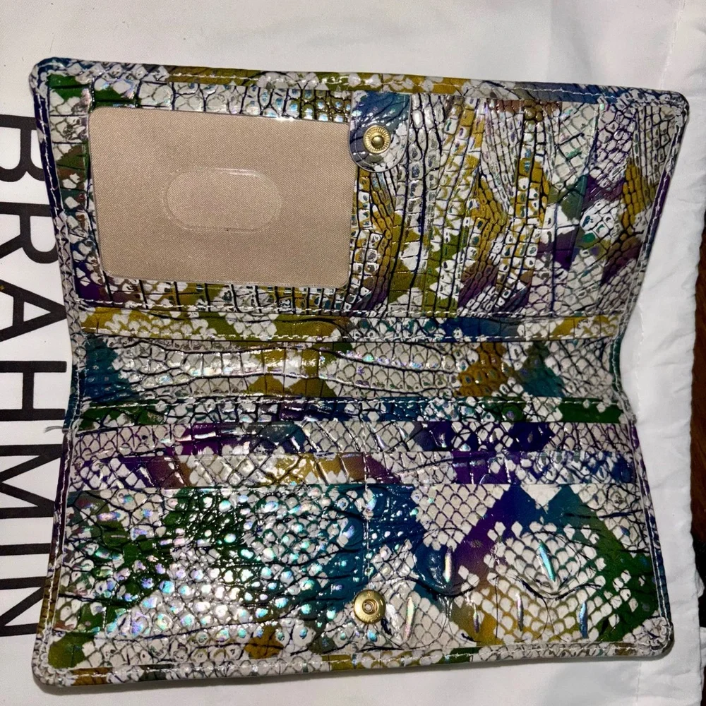 Brahmin Large Duxbury Satchel Snake Print 3 Pc Set. - Picture 10 of 10